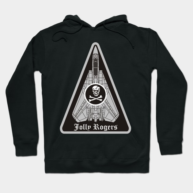 F14 Tomcat - VF103 Jolly Rogers Hoodie by MBK